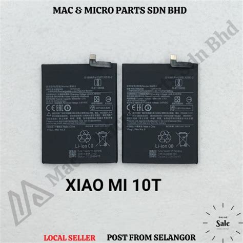 XIAO MI 10T 10T PRO BATTERY MODEL BM53 5000mAh Shopee Malaysia