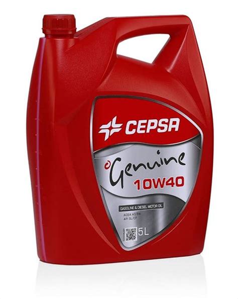 Aceite Cepsa 10W40 Genuine 5 Litros