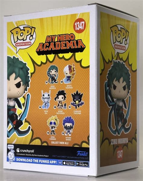 Funko Pop My Hero Academia Izuku Midoriya Black Whip Acheter Sur