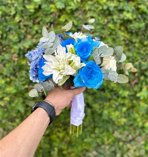 Buqu De Noiva Azul Em Bh Buque De Casamento Civil Bh Floricultura