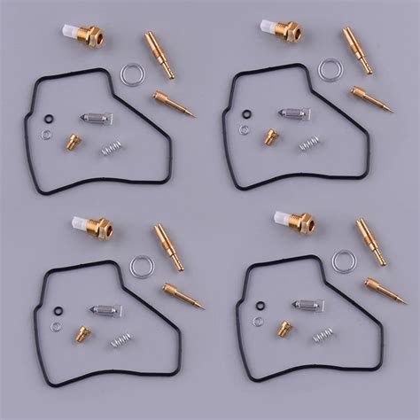 4 Sets Carburetor Repair Rebuild Motorcycle Kits Fit For Honda