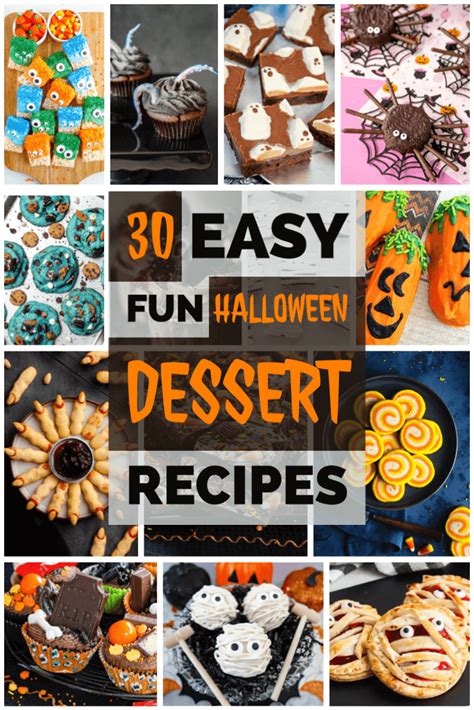 30 Super Easy Halloween Treats & Party Desserts – Party + Bright