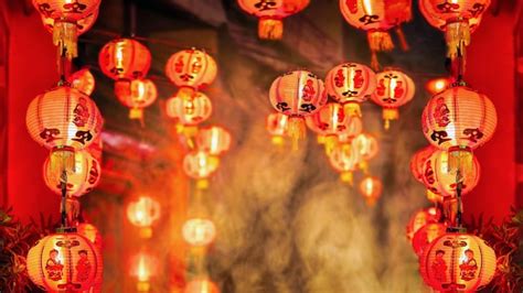 Premium Photo | Chinese new year lanterns in china town.