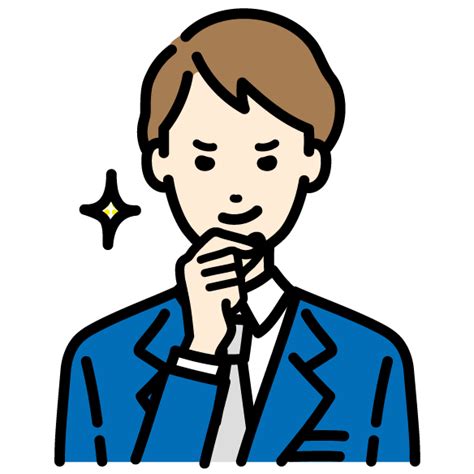 困っている人（男）のイラスト 商用可・フリーイラスト素材集｜ちょうどいいイラスト