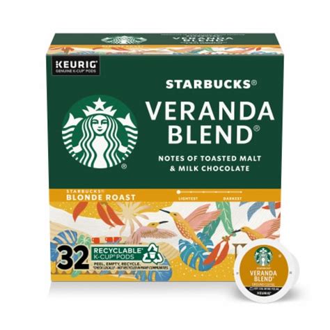 Starbucks Veranda Blend Blonde Roast K Cup Coffee Pods 32 Ct Frys Food Stores