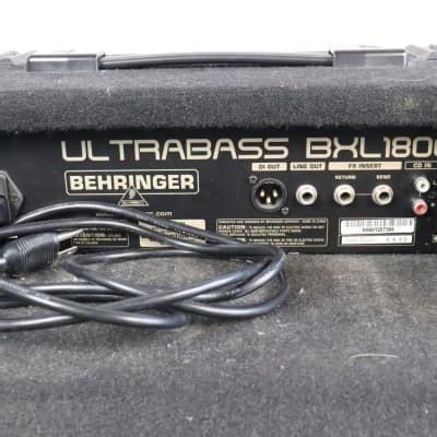 Behringer Bxl A Ultrabass Bass Guitar Reverb