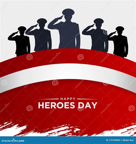 National Heroes Day Greeting Banner In The Philippines Cartoon Vector