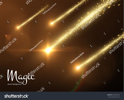 Shooting Star Vector Background Vector Eps10 Stock Vector (Royalty Free ...