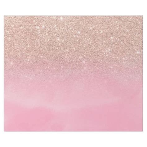 Rose Gold Glitter Ombre Pink Pastel Watercolor Wrapping Paper Zazzle