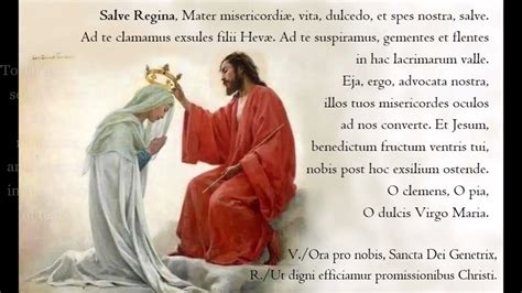 Salve Regina How To Pray The Hail Holy Queen In The Original Spoken Latin With English