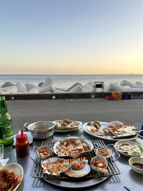 부산 해운대 야장 청사포 조개구이 맛집 노란마후라 네이버 블로그