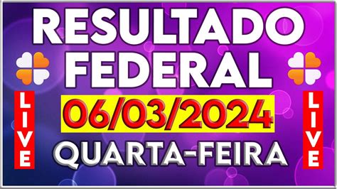 Ao Vivo Resultado Federal Quarta Feira Jogo Do Bicho