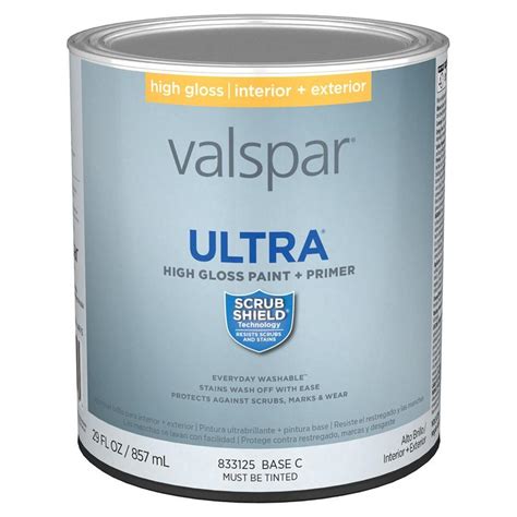 Valspar High Gloss Latex Enamel Interior Exterior Paint Actual Net Contents 29 Fl Oz At