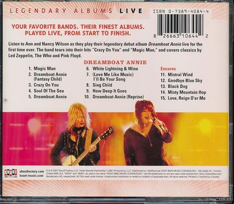 CZ 125 HEART DREAMBOAT ANNIE LIVE その他 売買されたオークション情報yahooの商品情報をアーカイブ