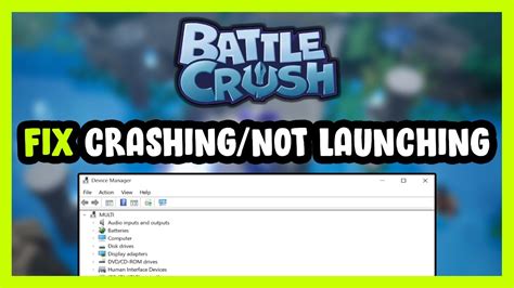 How To FIX BATTLE CRUSH Crashing Not Launching YouTube