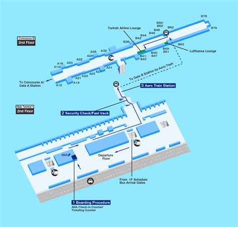 Dulles International Airport Terminal Map