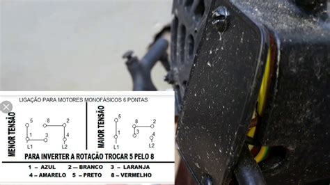 Teoria Como Inverter A Rota O De Um Motor Monof Sico Como Fazer