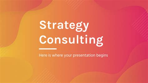 Strategy Consulting Google Slides & PowerPoint template