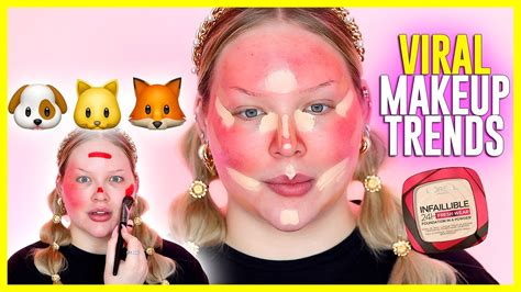 Full Face Of Viral Tiktok Makeup Trends Nikkietutorials