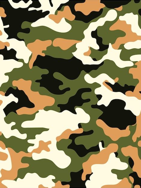 Premium Vector Camouflage Pattern Background For Army