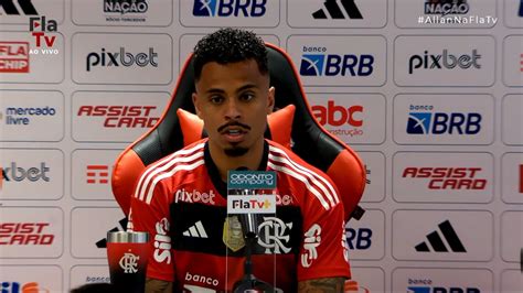 Allan comemora chegada ao Flamengo e fala sobre lesão Estou 100