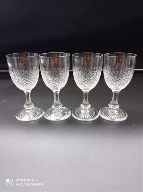 Anciens Verres Ap Ritif Porto En Cristal St Louis Mod Le Ocean