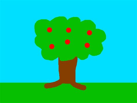 Apple Tree Drawing by SaeedFerrari2K9 on DeviantArt