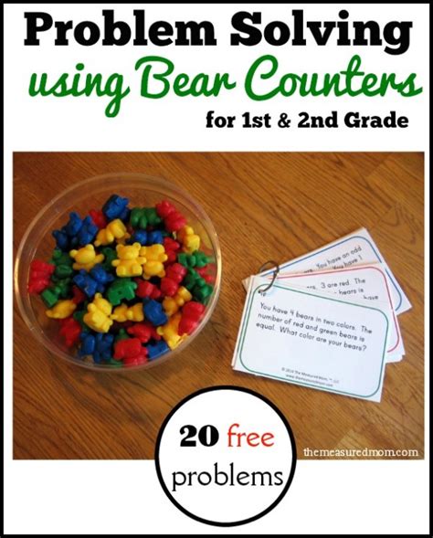 Fun Problem Solving Activity For Kids In 1st And 2nd Grade The Measured Mom