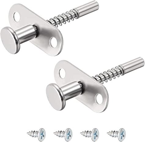 Uxcell Plunger Latches Spring Loaded Stainless Steel 6mm Dia Head 6mm