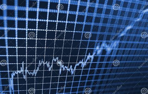 Il Mercato Azionario Cita Il Grafico Illustrazione Di Stock Illustrazione Di Finanziario