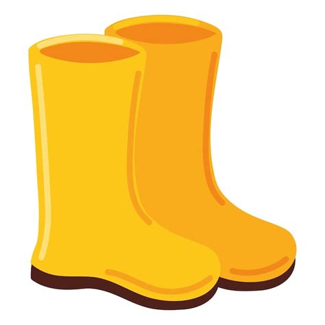 Free Vector Rain Boots Icon Vector Isolated