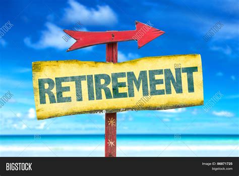 Retirement Sign Beach Image & Photo (Free Trial) | Bigstock