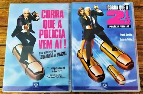 Corra Que A Polícia Vem Aí 1 E 2 2 Filmes 2 Dvd Original MercadoLivre