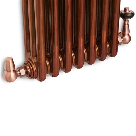 Terma Traditional Axis Antique Copper Corner Thermostatic Radiator