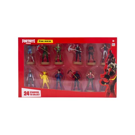 Figuras Sellos Fortnite Pack 12 Stampers Hipergol