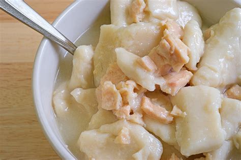 Old Fashioned Homemade Chicken And Dumplings New England