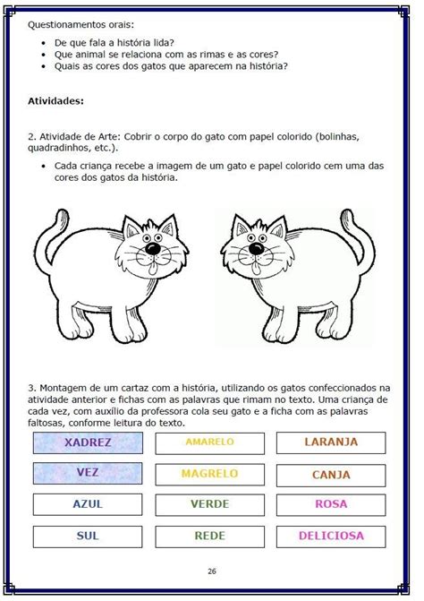 Sequencia Didatica O Gato Xadrez Atividades A40 Gato Xadrez Balaio