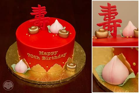 Chinese birthday cake. | Makanan, Makanan dan minuman, Minuman