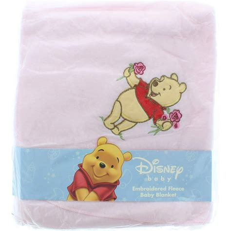 Disney Winnie The Pooh Fleece Blanket Pink - Walmart.com - Walmart.com