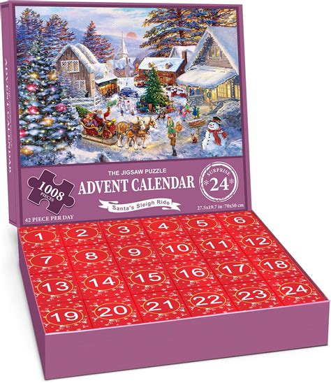 Adventskalender Puzzle Weihnachts Rentier Familienurlaub Puzzle