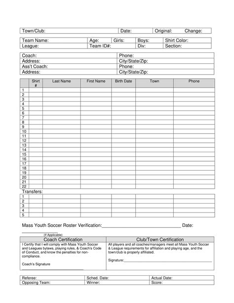 Free Printable Class Roster Templates [excel Word Pdf] Editable