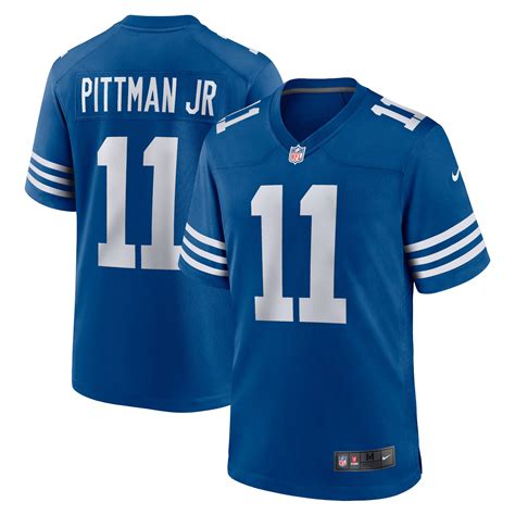 Men's Indianapolis Colts Michael Pittman Jr. Nike Royal Alternate Game ...