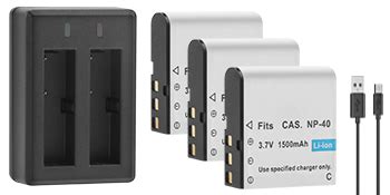 Geekam Cas Np Akku Mah Wiederaufladbar Batterien Mit Usb