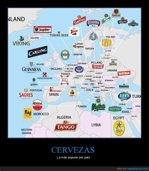 ¡cuánta Razón Las Cervezas Más Populares En Cada País