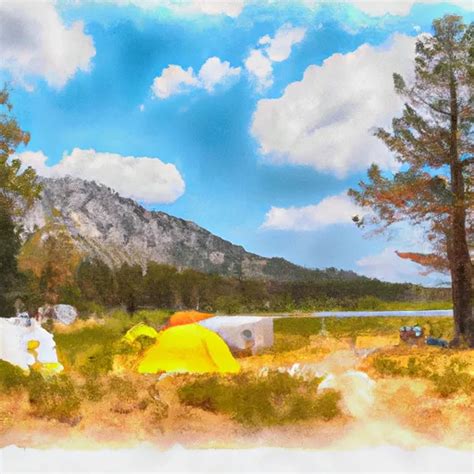 North Boulder Lake Campground Camping Area | Wyoming Camping Destinations