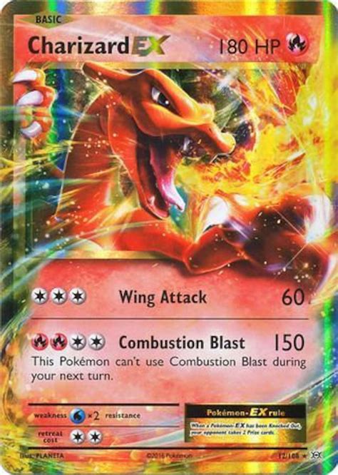 Charizard Ex Ultra Rare Xy Evolutions Singles Etsy