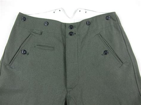 Ww2 German Field Grey Wool M37 M40 Trousers Pants Hikimilitariashop