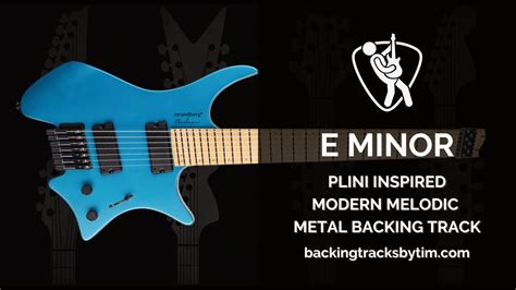 Plini Inspired Modern Melodic Metal Backing Track In E Minor 120 BPM