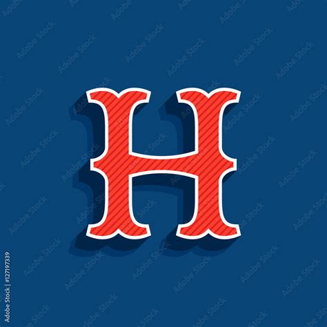 Letter H Sports Logo