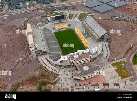 An Aerial View Of Sun Devil Stadium On The Campus Of Arizona State